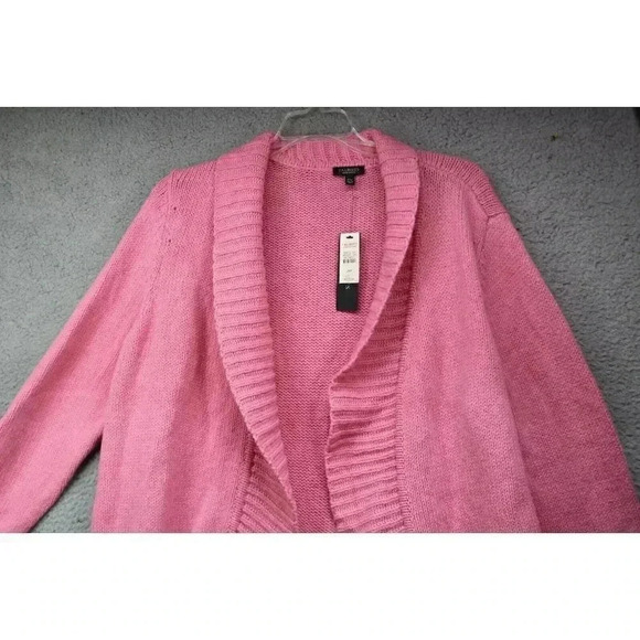 Talbot's Woman Petites Open Cardigan-2XP-New w/Tags-Angora Rabbit Hair Blend - Picture 2 of 9